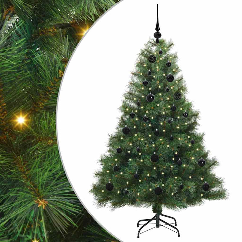 ギャラリービューアに画像をロードする, Vidaxl kunstkerstboom met 150 led met standaard groen 150 cm pe en pvc

