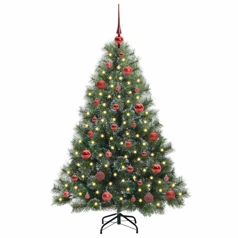 ギャラリービューアに画像をロードする, Vidaxl kunstkerstboom met 150 led met standaard groen 150 cm pe en pvc
