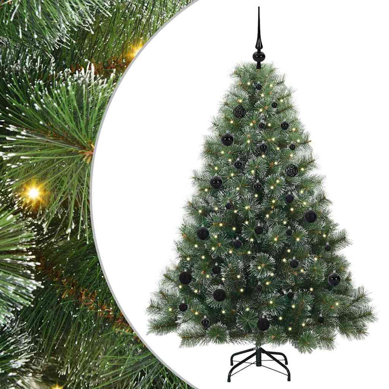 ギャラリービューアに画像をロードする, Vidaxl kunstkerstboom met 150 led met standaard groen 150 cm pe en pvc
