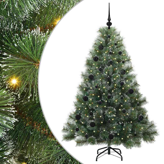 Vidaxl kunstkerstboom met 150 led met standaard groen 150 cm pe en pvc