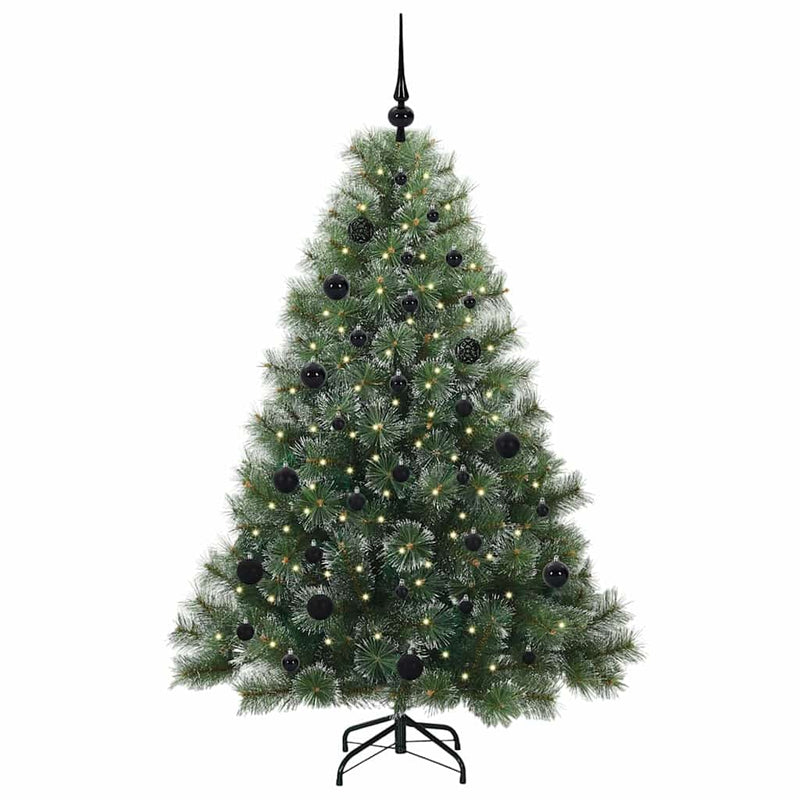 ギャラリービューアに画像をロードする, Vidaxl kunstkerstboom met 150 led met standaard groen 150 cm pe en pvc
