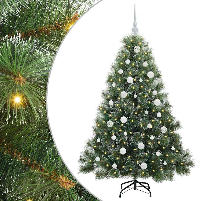 ギャラリービューアに画像をロードする, Vidaxl kunstkerstboom met 150 led met standaard groen 150 cm pe en pvc

