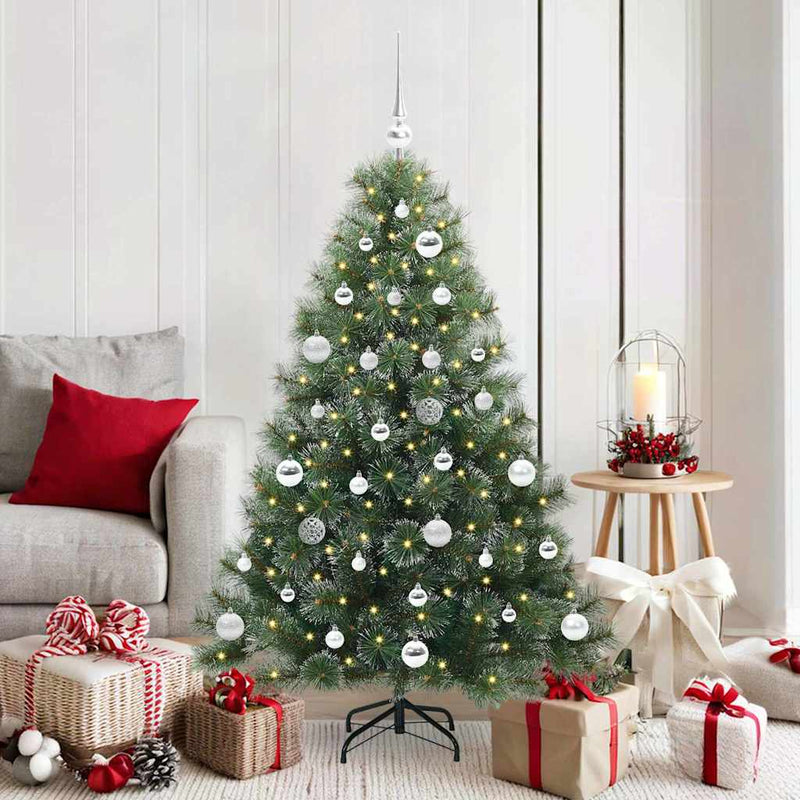 ギャラリービューアに画像をロードする, Vidaxl kunstkerstboom met 150 led met standaard groen 150 cm pe en pvc
