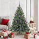 Vidaxl kunstkerstboom met 150 led met standaard groen 150 cm pe en pvc