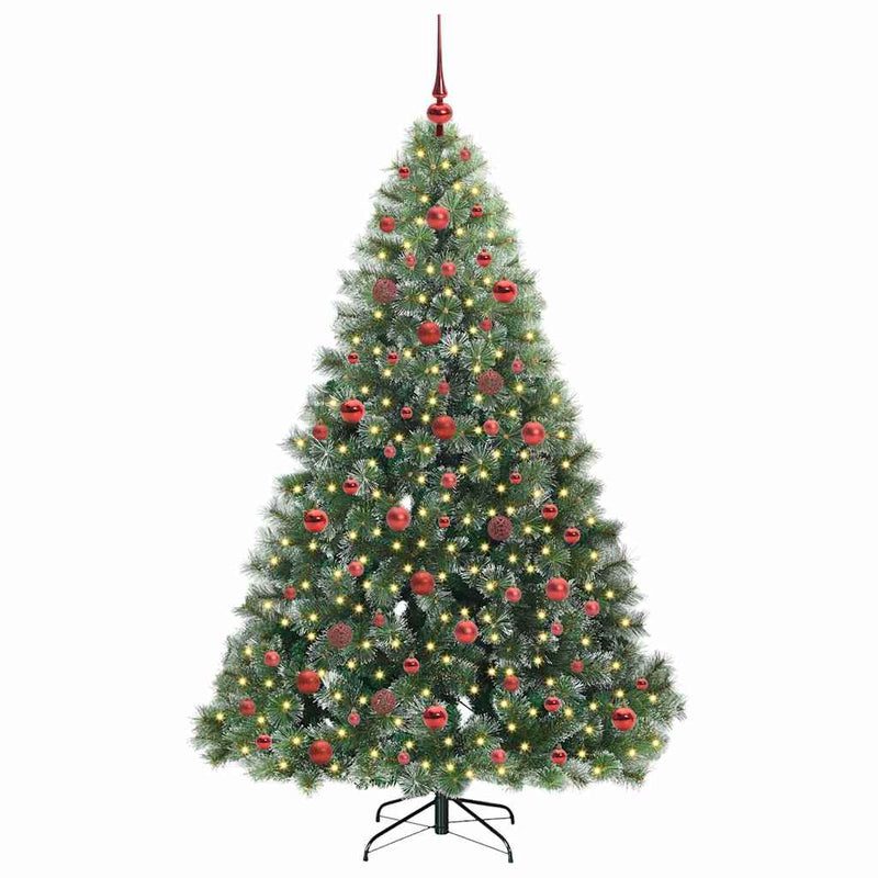 ギャラリービューアに画像をロードする, Vidaxl kunstkerstboom met 300 led met standaard groen 180 cm pe en pvc
