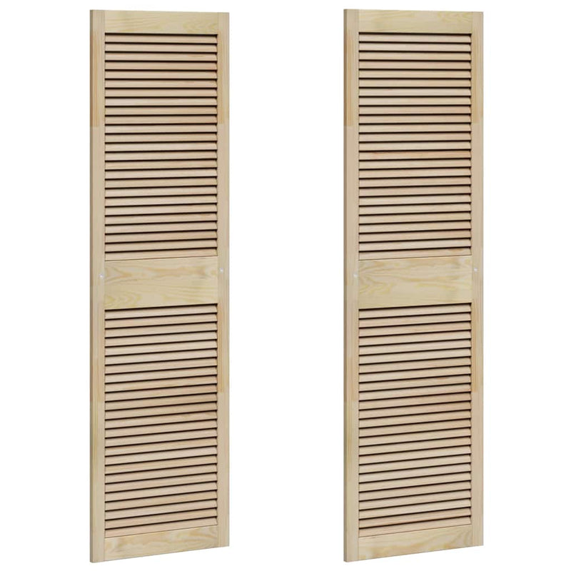 ギャラリービューアに画像をロードする, Vidaxl kastdeur 2 pcs naturel 170 x 2,1 x 49,5 cm massief grenenhout
