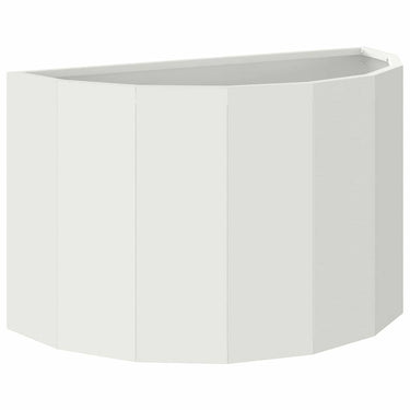 Vidaxl plantenbak wit 60 x 30 x 35 cm staal