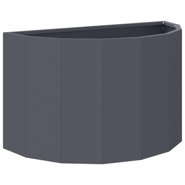 Vidaxl plantenbak antraciet 60 x 30 x 35 cm staal
