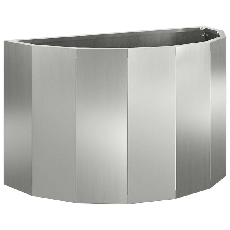 Chargez l'image dans la visionneuse de la galerie, Vidaxl plantenbak zilver 60 x 30 x 35 cm gegalvaniseerd staal
