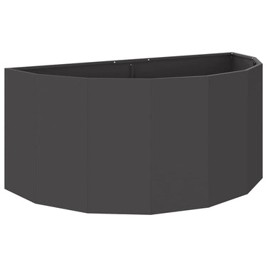 Vidaxl plantenbak zwart 120 x 60 x 50 cm staal