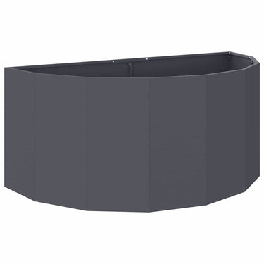 Vidaxl plantenbak antraciet 120 x 60 x 50 cm staal