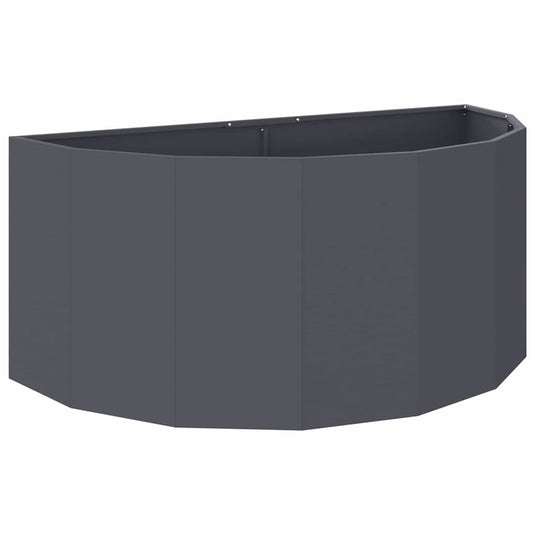 Vidaxl plantenbak antraciet 120 x 60 x 50 cm staal