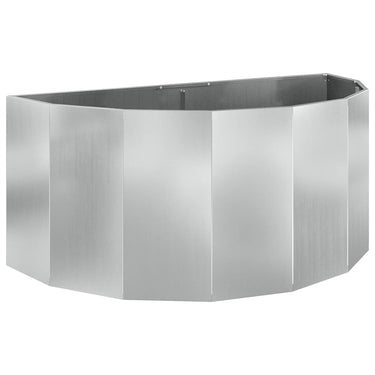 Vidaxl plantenbak zilver 120 x 60 x 50 cm gegalvaniseerd staal