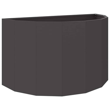 Vidaxl plantenbak zwart 90 x 45 x 50 cm staal