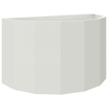 Vidaxl plantenbak wit 90 x 45 x 50 cm staal