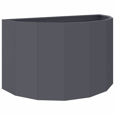 Vidaxl plantenbak antraciet 90 x 45 x 50 cm staal