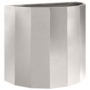 Vidaxl plantenbak zilver 60 x 30 x 50 cm roestvrij staal