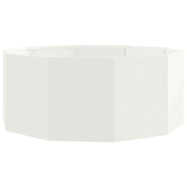 Vidaxl plantenbak wit 90 x 90 x 35 cm staal