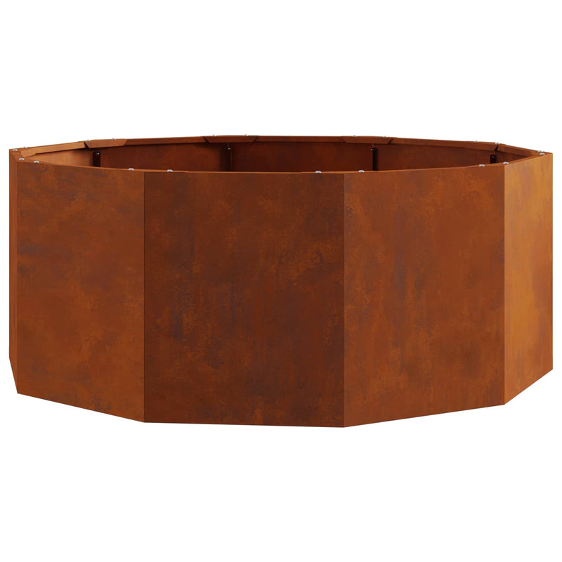 Afbeelding laden in galerijviewer, Vidaxl plantenbak roestig 90 x 90 x 35 cm cortenstaal
