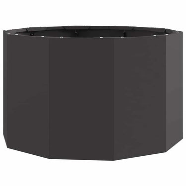 Vidaxl plantenbak zwart 60 x 60 x 35 cm staal