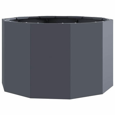 Vidaxl plantenbak antraciet 60 x 60 x 35 cm staal