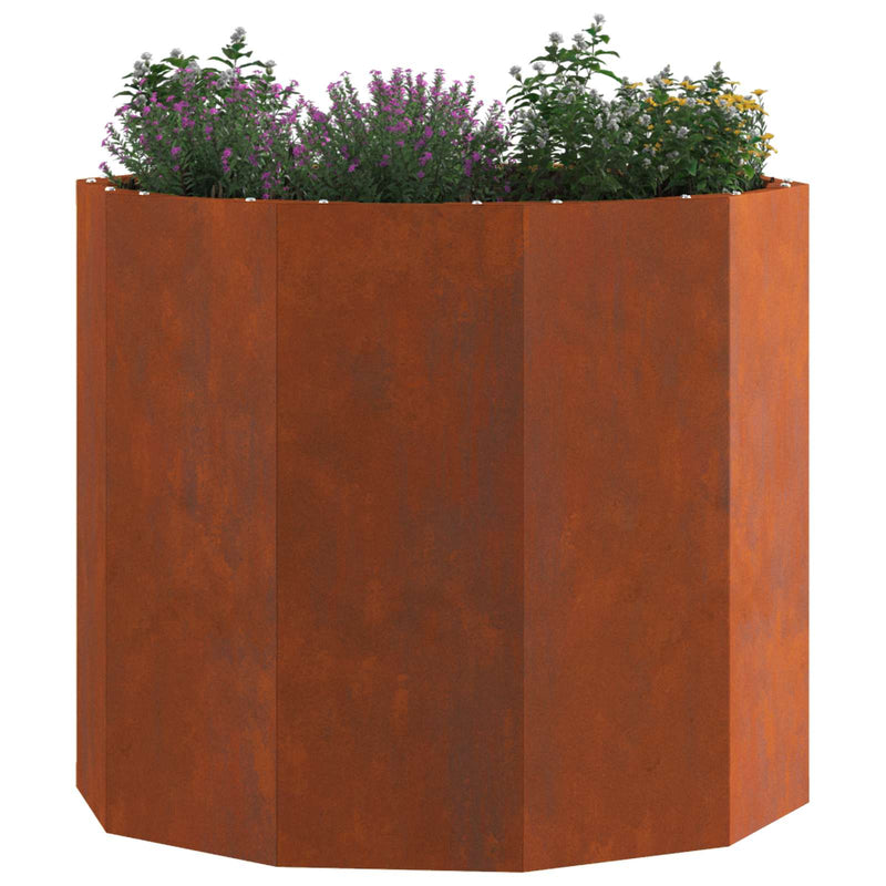 Afbeelding laden in galerijviewer, Vidaxl plantenbak roestig 60 x 60 x 50 cm cortenstaal
