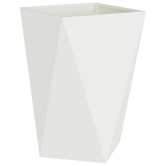 Vidaxl plantenbak wit 50 x 50 x 75 cm staal
