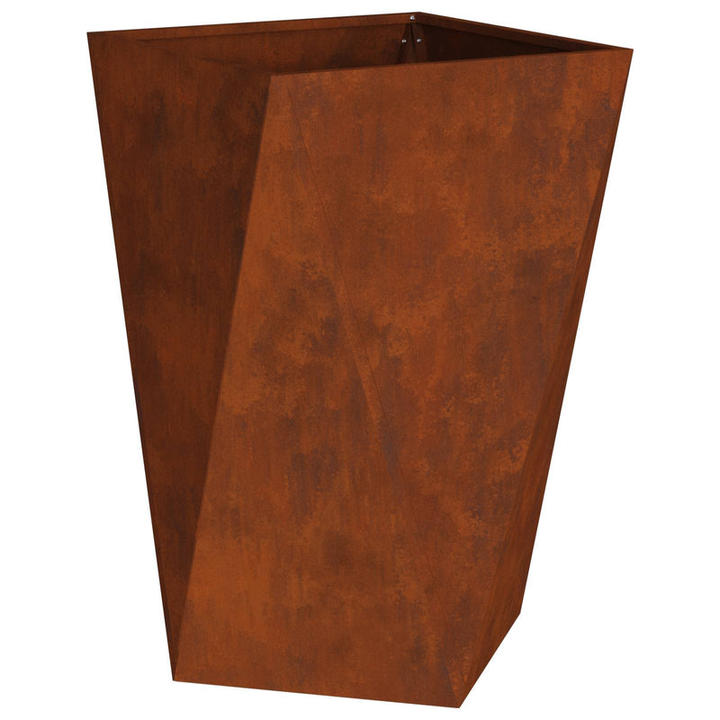 Afbeelding laden in galerijviewer, Vidaxl plantenbak roestig 50 x 50 x 75 cm cortenstaal
