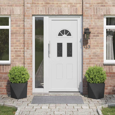 Vidaxl plantenbak 2 pcs zwart 40 x 40 x 40 cm staal