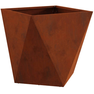 Vidaxl plantenbak roestig 40 x 40 x 40 cm cortenstaal