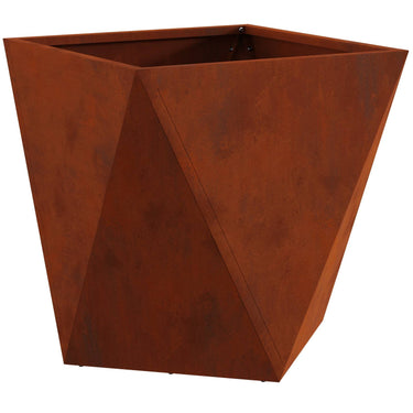 Vidaxl plantenbak roestig 50 x 50 x 50 cm cortenstaal