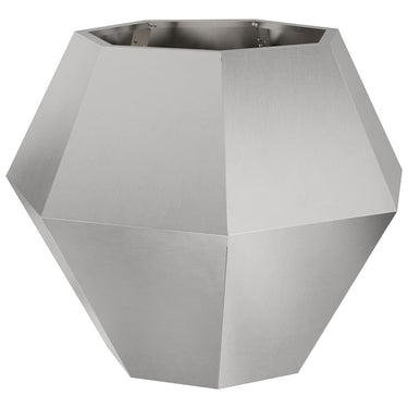 Vidaxl plantenbak zilver 75 x 75 x 60 cm roestvrij staal