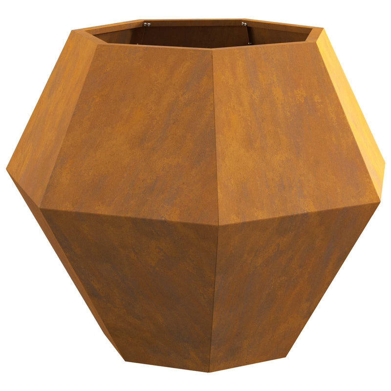 ギャラリービューアに画像をロードする, Vidaxl plantenbak 2 pcs roestig 75 x 75 x 60 cm cortenstaal
