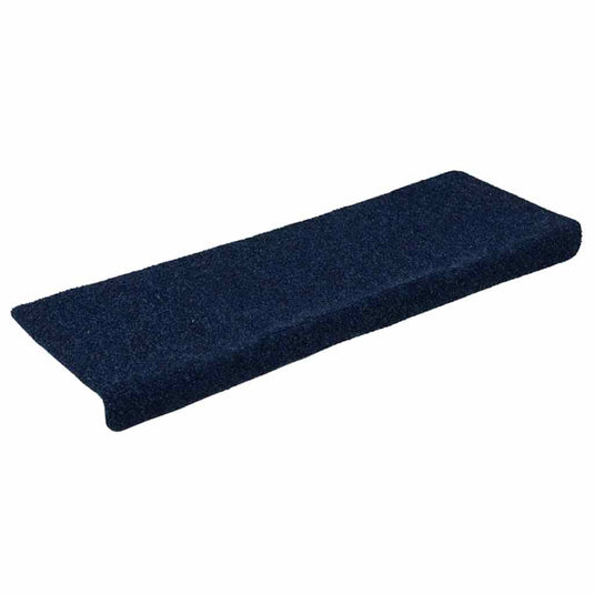 Vidaxl trapmatten zelfklevend 30 stuks 65x21x4 cm marineblauw met rechthoekige rand