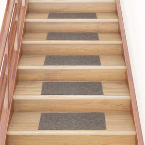 Vidaxl trapmatten zelfklevend 30 stuks 60x25 cm beige rechthoekig