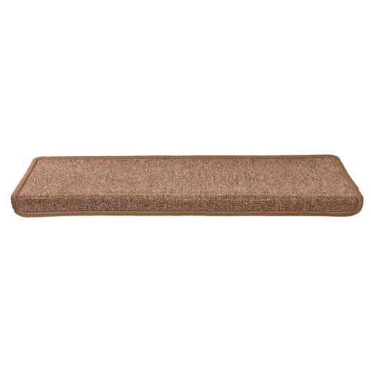 Vidaxl trapmatten 30 st 65x21x4 cm bruin rechthoekige rand