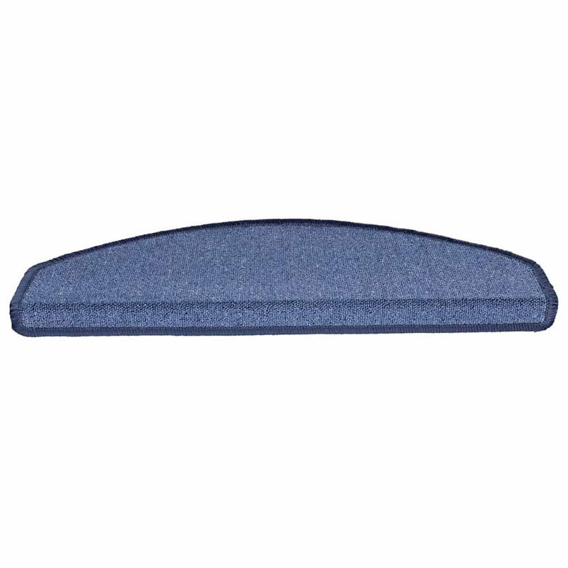 Afbeelding laden in galerijviewer, Vidaxl trapmatten 20 st 65x24x4 cm blauw halfrond groot
