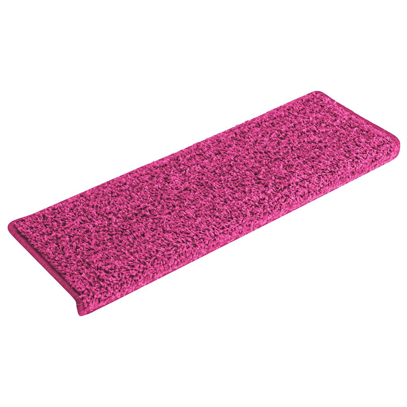 ギャラリービューアに画像をロードする, Vidaxl trapmatten 30 st 65x21x4 cm roze rechthoekige rand
