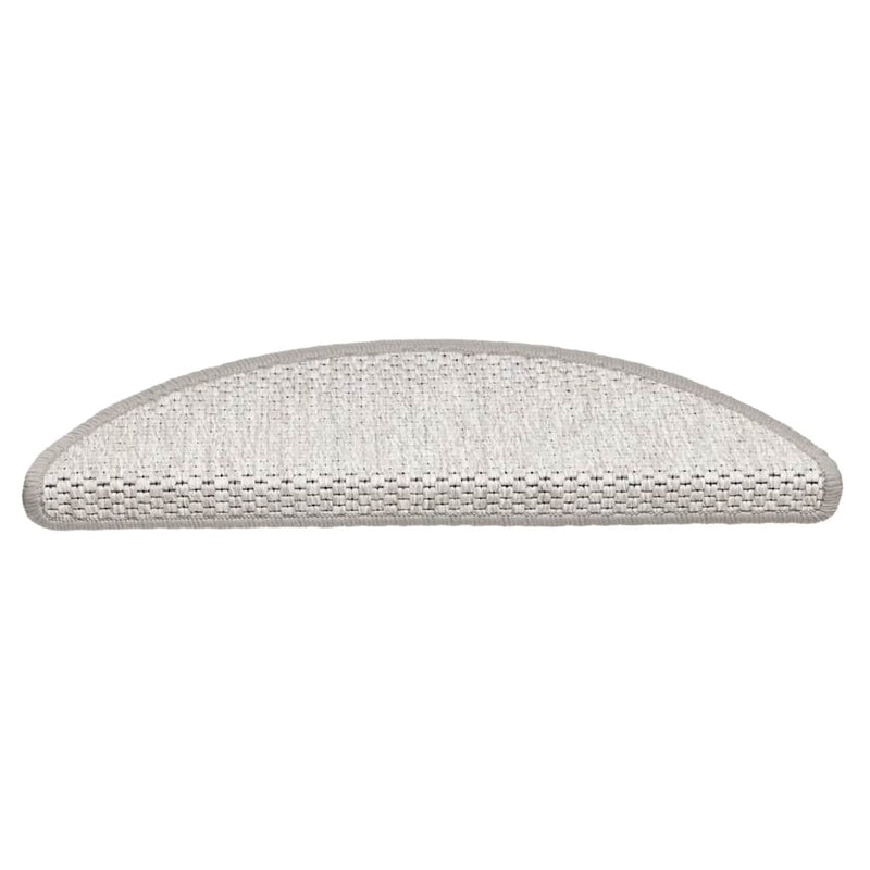 ギャラリービューアに画像をロードする, Vidaxl trapmatten zelfklevend sisal-look 30 st 56x17x3 cm platina
