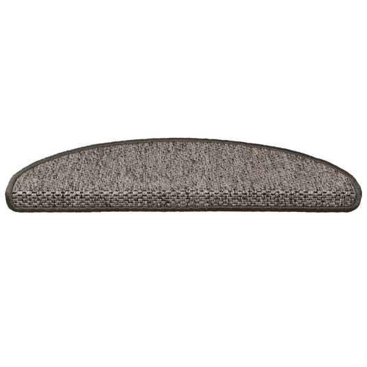 Vidaxl trapmatten zelfklevend sisal-look 30 st 65x21x4 cm grijs-beige