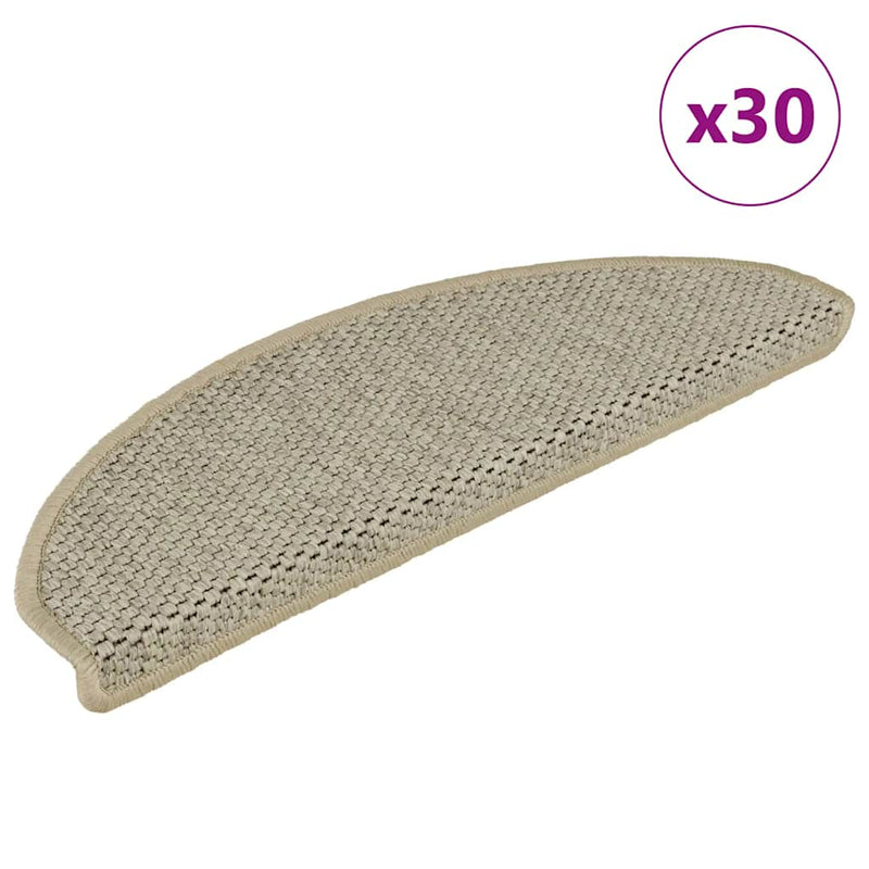 ギャラリービューアに画像をロードする, Vidaxl trapmatten zelfklevend sisal-look 30 st 65x21x4 cm lichtgroen
