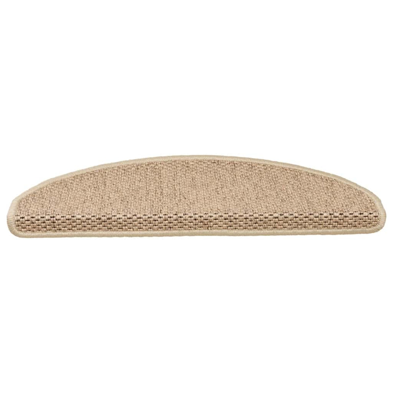 ギャラリービューアに画像をロードする, Vidaxl trapmatten zelfklevend sisal-look 30 st 65x21x4 cm zand

