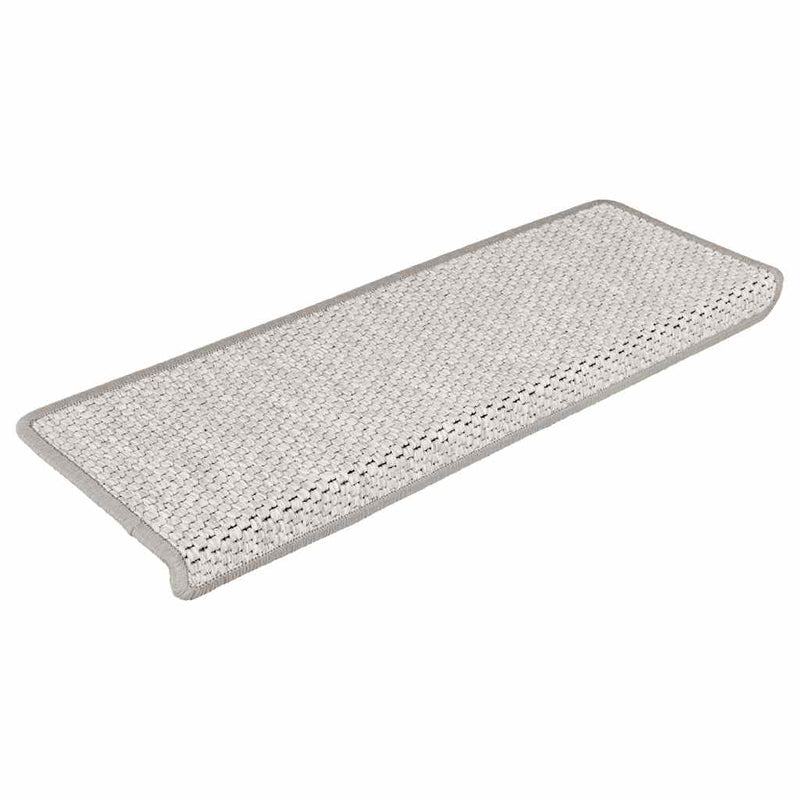 ギャラリービューアに画像をロードする, Vidaxl trapmatten zelfklevend sisal-look 30 st 65x21x4 cm platina

