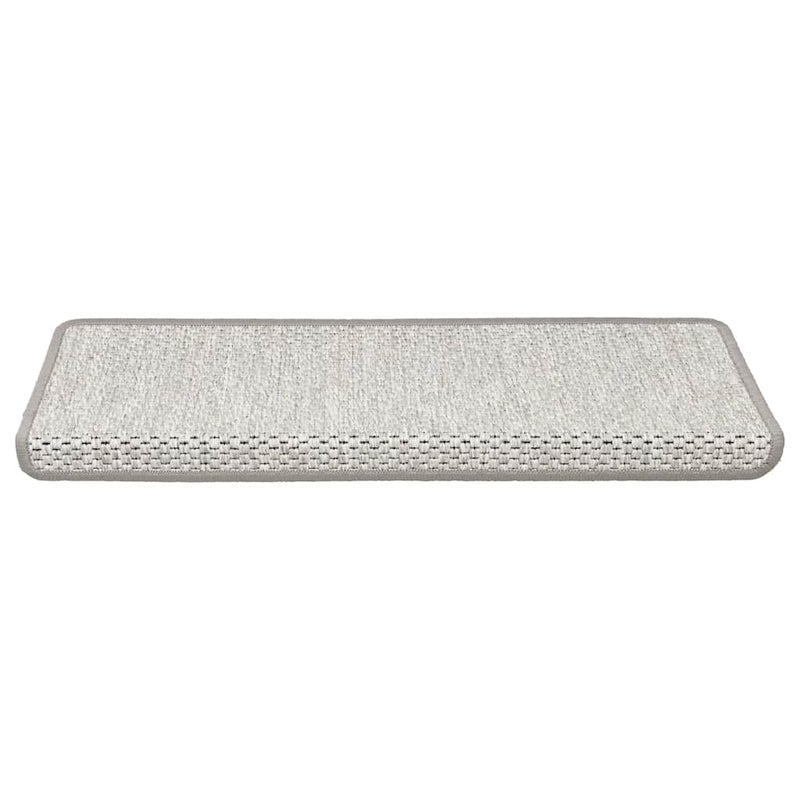 ギャラリービューアに画像をロードする, Vidaxl trapmatten zelfklevend sisal-look 30 st 65x21x4 cm platina
