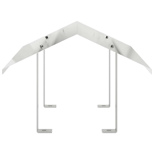 Vidaxl rookkap zilver 50 x 60 x 37 cm roestvrij staal