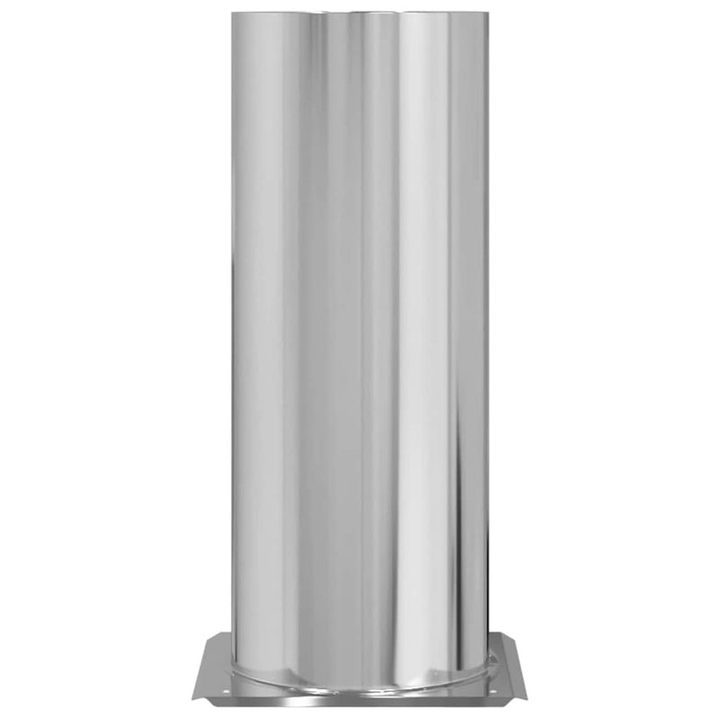 ギャラリービューアに画像をロードする, Vidaxl schouwkop verlenging zilver 31 x 31 x 50 cm roestvrij staal
