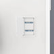Vidaxl toegangs-panelen 2 pcs wit 15 x 23 cm abs kunststof