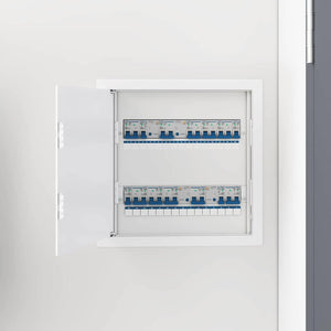 Vidaxl toegangs-panelen wit 30 x 30 cm abs kunststof