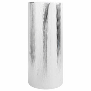 Vidaxl radiatorfolie zilver 5 x 1 m polyetheen
