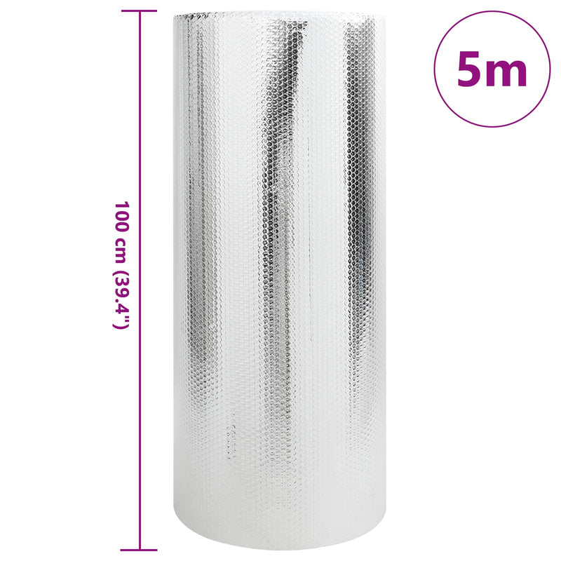 ギャラリービューアに画像をロードする, Vidaxl radiatorfolie zilver 5 x 1 m polyetheen
